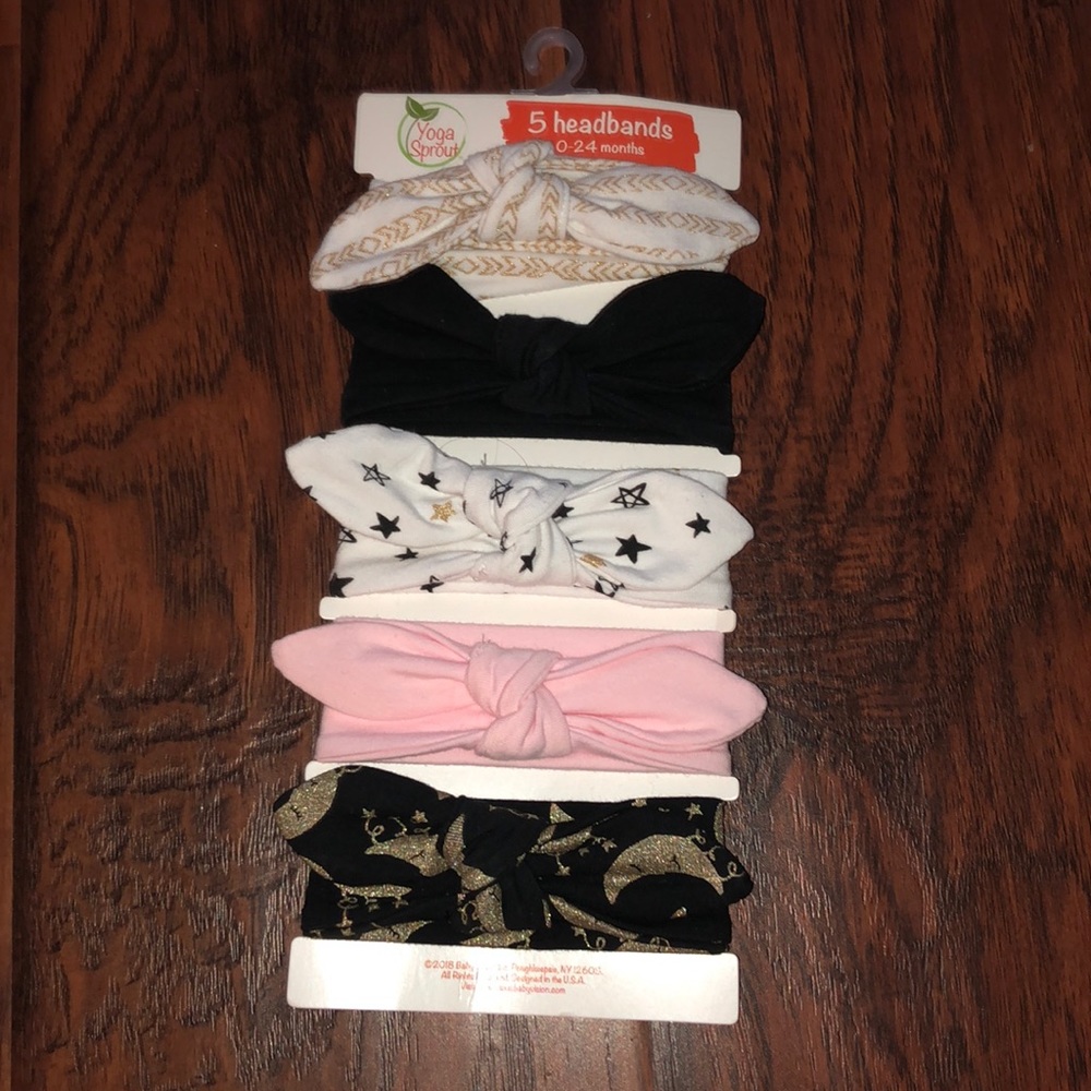 Yoga sprout 5 headbands NWT